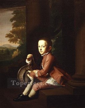 ジョン・シングルトン・コプリー Painting - ダニエル・クロムメリン・バープランク植民地時代のニューイングランドの肖像画ジョン・シングルトン・コプリー
